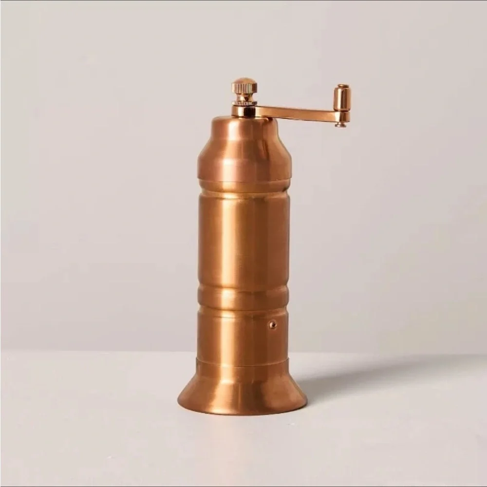 2 | Short Salt and Pepper Crank Grinder Copper Finish - Hearth & Hand Magnolia